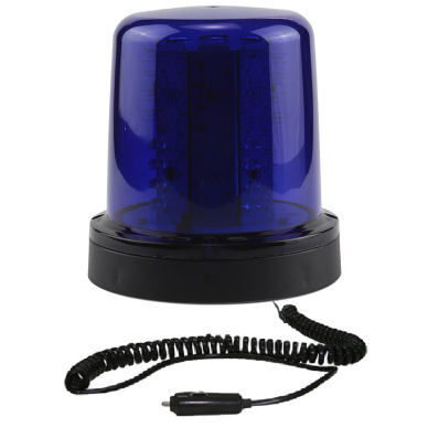 Giroled Giroflex redondo im� e plug 64 leds 12vcc 24vcc azul