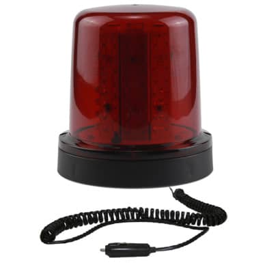 Giroled Giroflex redondo im� e plug 32 leds 12vcc vermelho