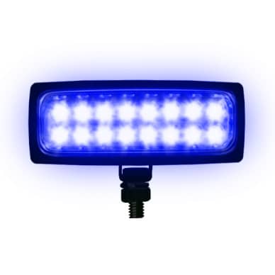 Farol auxiliar milha led 24v azul