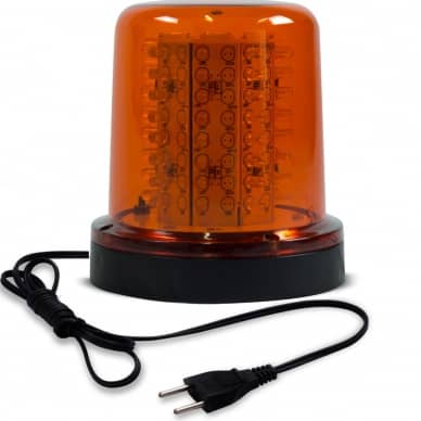 Giroled Giroflex redondo �mbar com fixa��o por parafusos com 64 leds bivolt 110/220v com tomada