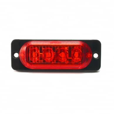 Sinaleira Lanterna Lateral bivolt 12v 24v Led SMD vermelha
