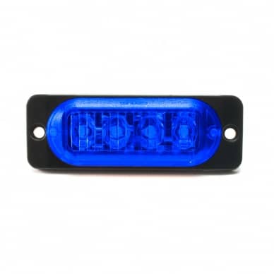 Sinaleira Lanterna Lateral bivolt 12v 24v Led SMD azul