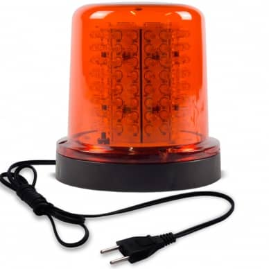 Giroled Giroflex redondo �mbar com fixa��o por parafusos com 128 leds bivolt 110/220v com tomada