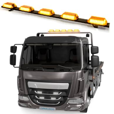 Giroflex 1.70mt 5 c�pulas 324 leds 12vcc 24vcc �mbar