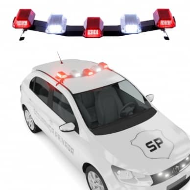 Giroflex Arco Asa 12v 24v 1.0MT vermelho branco