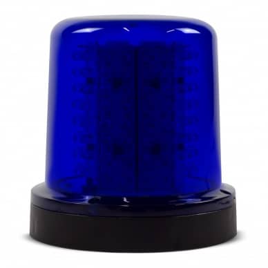 Giroled Giroflex redondo azul com fixa��o por parafusos com 128 leds bivolt 110/220v