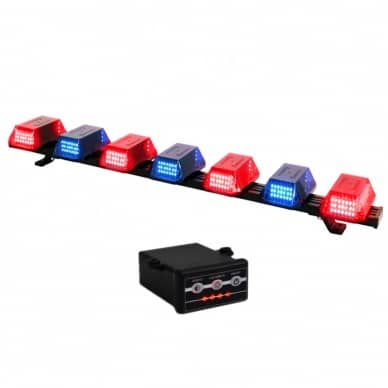 Giroflex 1.20mt 7c�pulas 354 leds 12vcc ou 24vcc azul vermelho