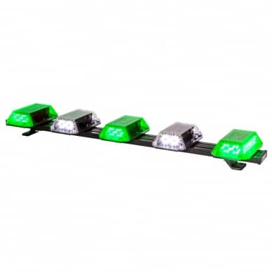 Giroflex 1.0mt 5 c�pulas 180 leds 12vcc 24vcc verde branco