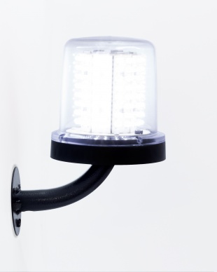 Giroled Giroflex redondo branco com suporte parede e 128 leds bivolt 110v 220v