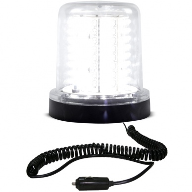 Giroled Giroflex redondo im� e plug 64 leds 12vcc 24vcc branco