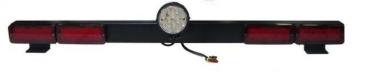 Barra linear traseira ambul�ncia 12v com 4 sinaleiras luz de embarque