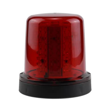 Giroled Giroflex redondo fixa��o por parafusos 32 leds 12vcc vermelho