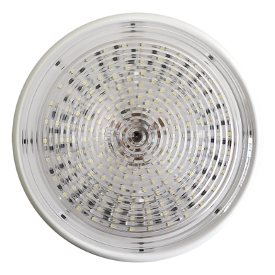 lumin�ria redonda 180 leds 12v led branco