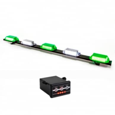 Giroflex 1.20mt 5 c�pulas 324 leds 12vcc 24vcc verde e branco