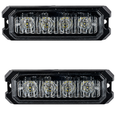 Par de Estrobo bivolt 12v 24v led branco
