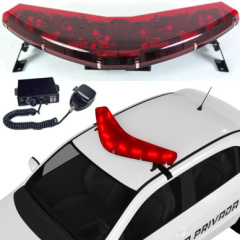 Giroflex 12v Arco completo vermelho Sirene integrada R�dio Engate