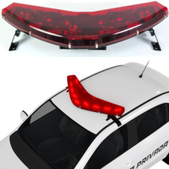 Giroflex Estrobo 12v Arco vermelho Seguran�a Escolta Sem Sirene