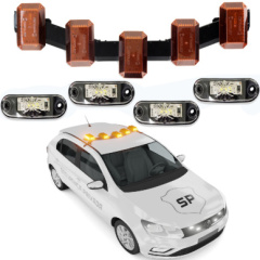 Kit Giroflex Arco 12v �mbar estrobo Led branco