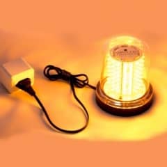Giroled Giroflex redondo led �mbar e copo transparente fixa��o por parafusos com 128 leds bivolt 110/220v tomada