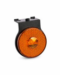 Lanterna Led 65mm com Suporte �mbar Carreta Caminh�o 12v 24v