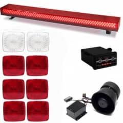 Kit ambul�ncia com 8 lanternas