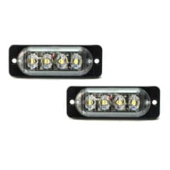 Par Sinaleira 3 fios branca bivolt 12v 24v