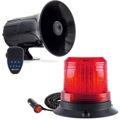 Giroflex vermelho 12v Im� Plug Led Sirene Megafone