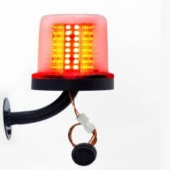 Giroled Giroflex 110v/220v vermelho/�mbar com Suporte Bip Sonoro