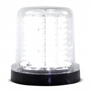 Giroled Giroflex redondo branco com fixa��o por parafusos com 64 leds bivolt 110/220v