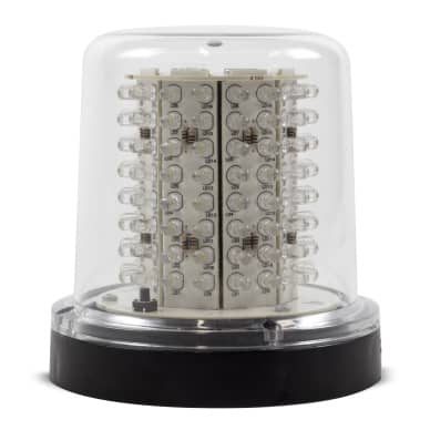 Giroled Giroflex redondo branco com base im�128 leds bivolt 110/220v