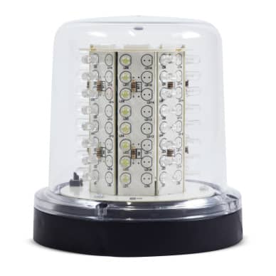 Giroled Giroflex redondo branco com base im� 64 leds bivolt 110/220v