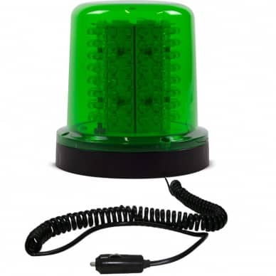 Giroled Giroflex redondo im� e plug 128 leds 12vcc 24vcc verde