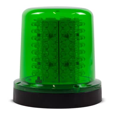 Giroled Giroflex redondo verde com base im� 64 leds bivolt 110/220v